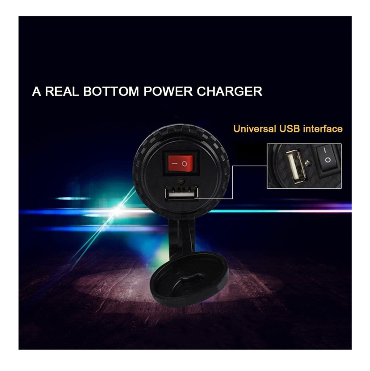 Cargador USB Para Moto Impermeable