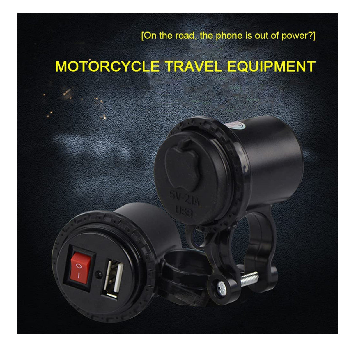 Cargador USB Para Moto Impermeable
