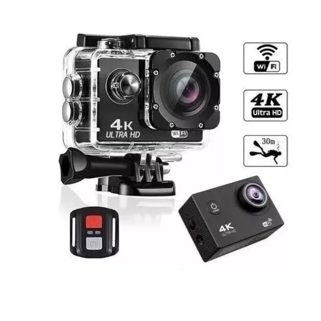 Camara 4k Deportiva Wifi con control