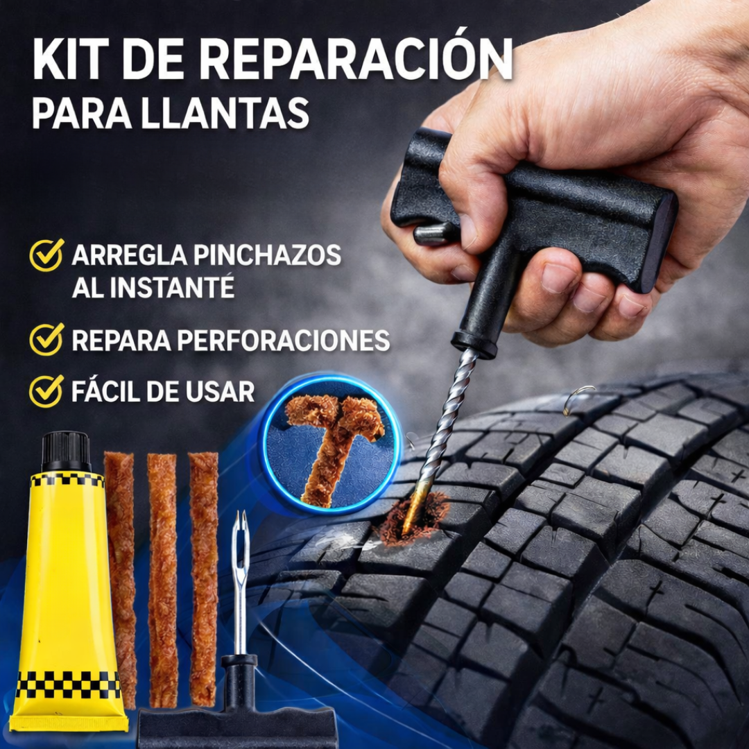 Kit Despinche para Moto – Reparación Rápida y Segura en Emergencias