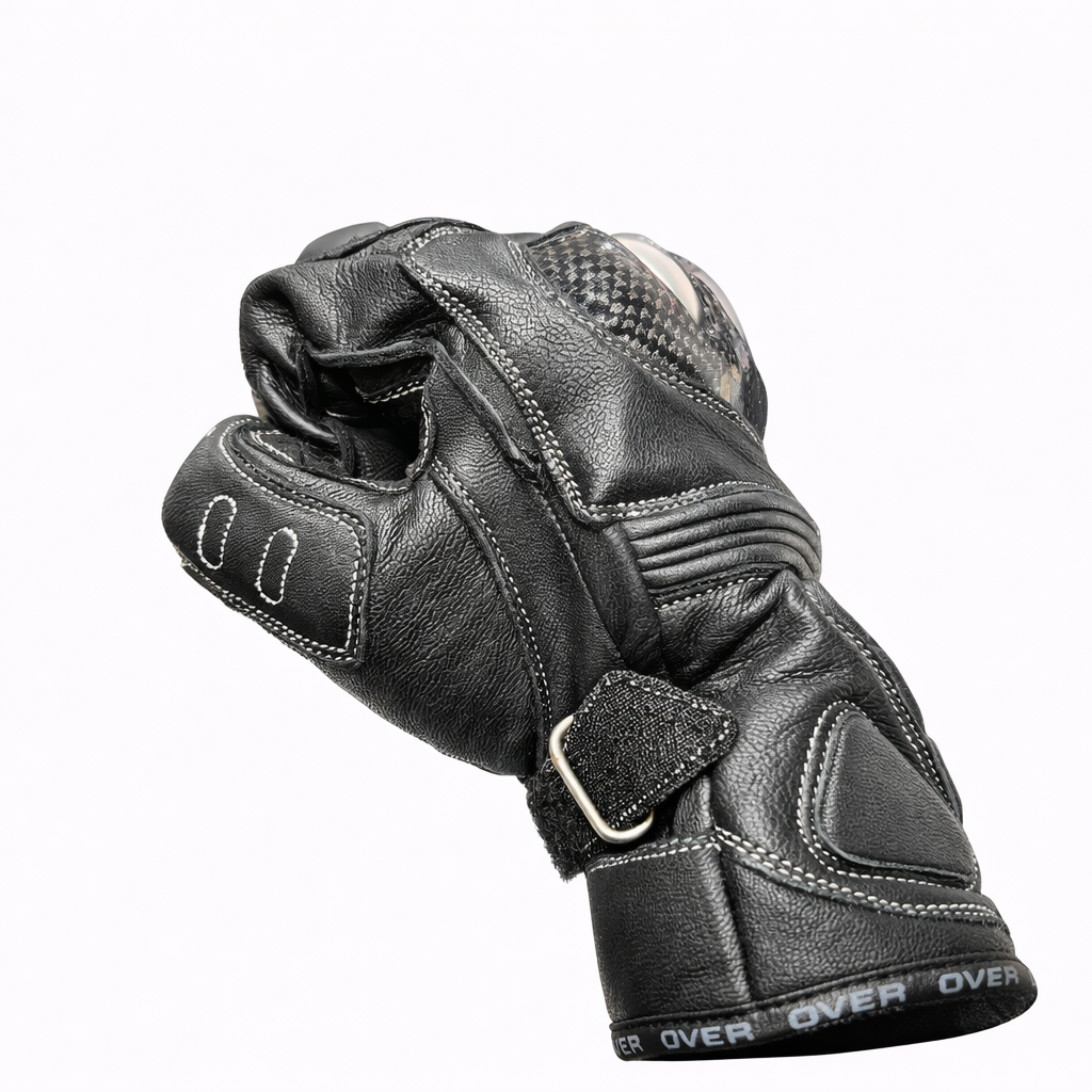Guantes de Protección 100% Cuero Over Octane – Caña Larga