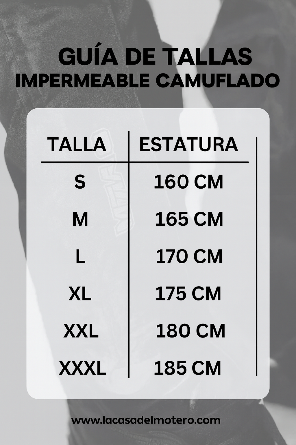 Impermeable Camuflado Tipo Sudadera – Forrado con Reflectivo