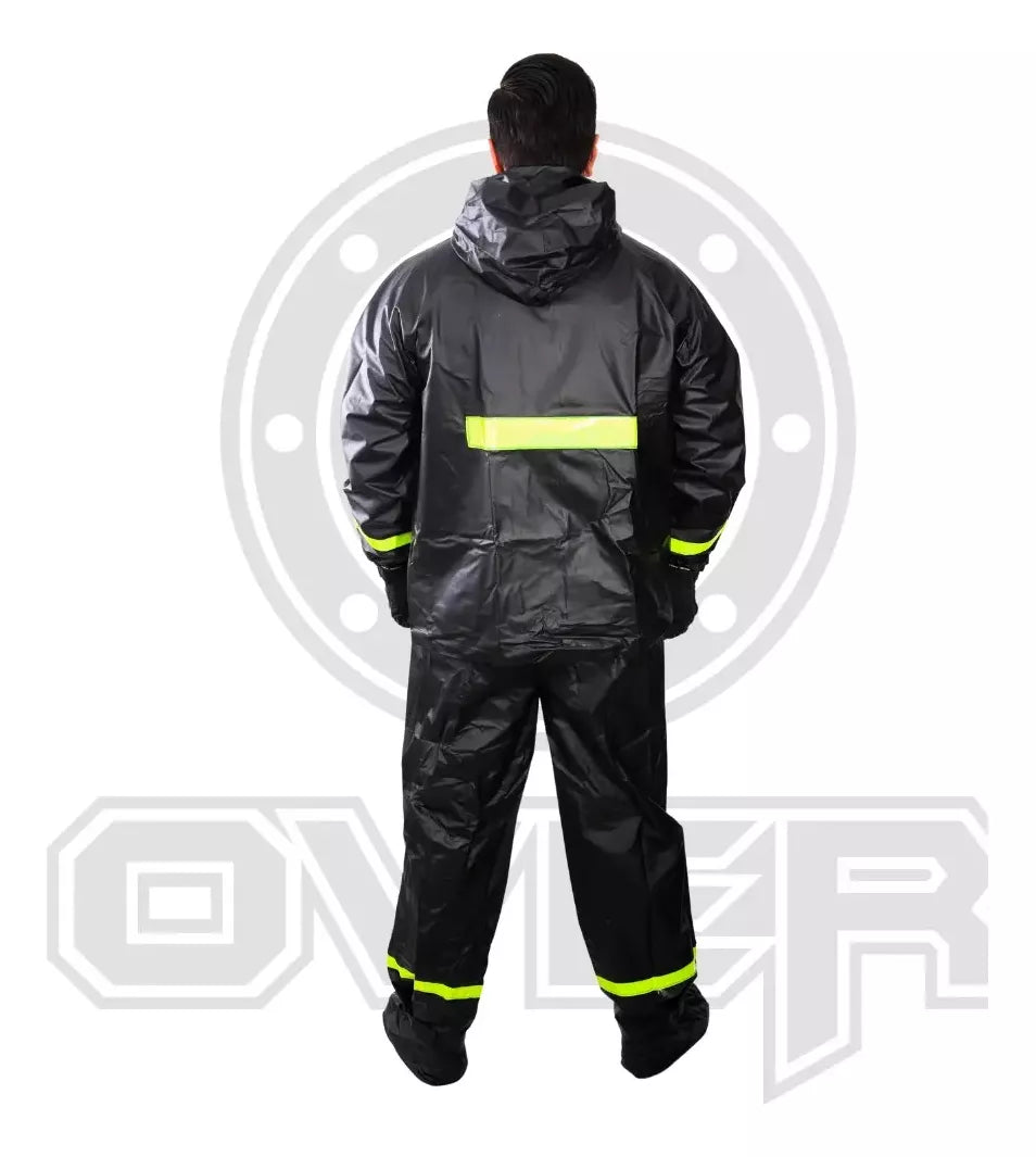 Conjunto Impermeable De Pvc Calibre 16 Incluye Zapatones
