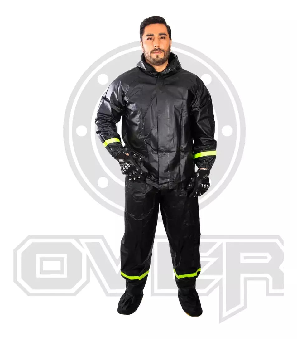 Conjunto Impermeable De Pvc Calibre 16 Incluye Zapatones