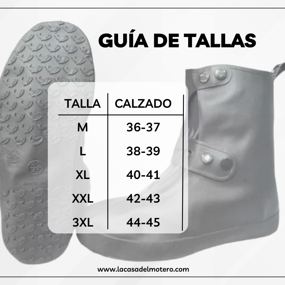 Zapatones impermeables caña corta Over