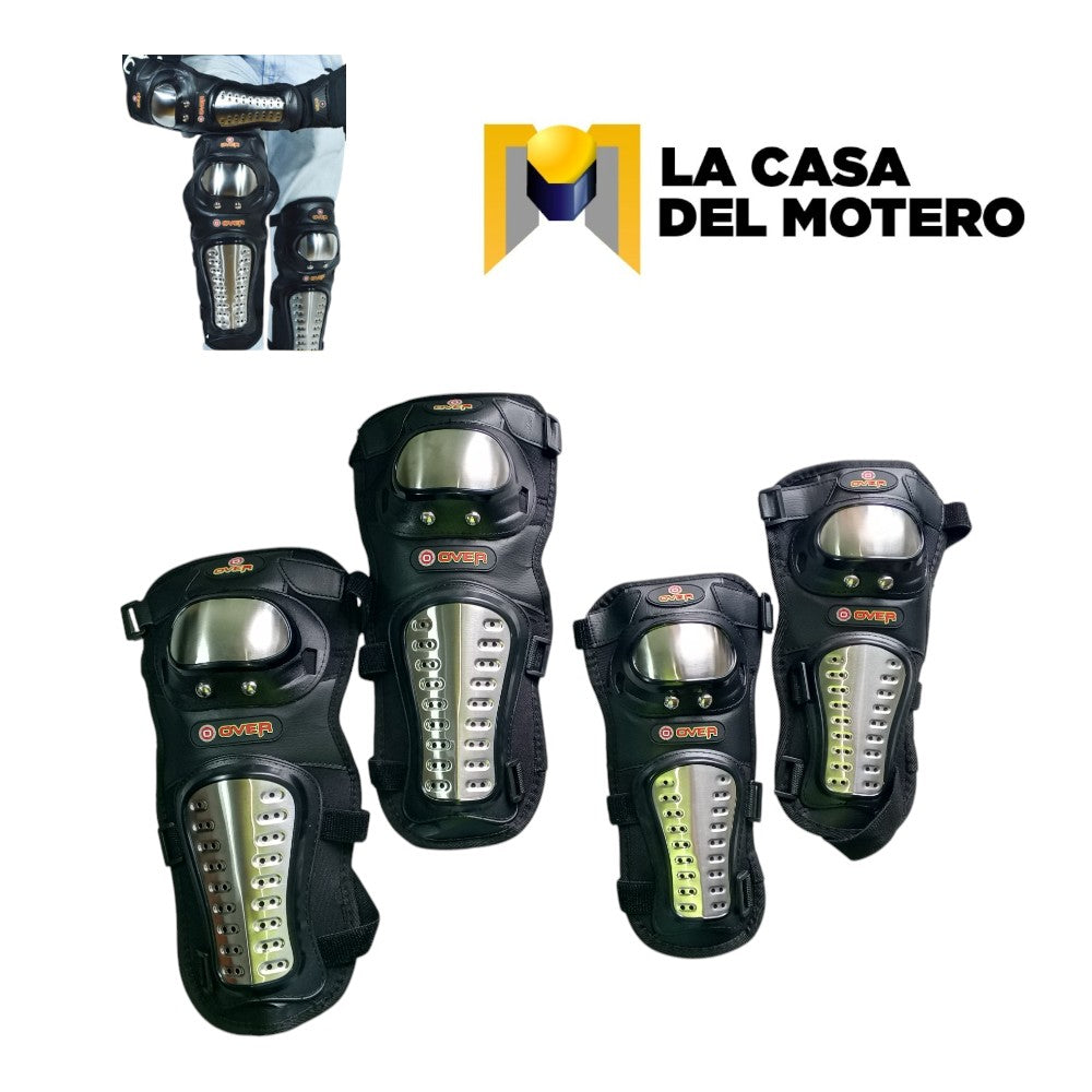 Kit Rodilleras + Coderas Metálica Over