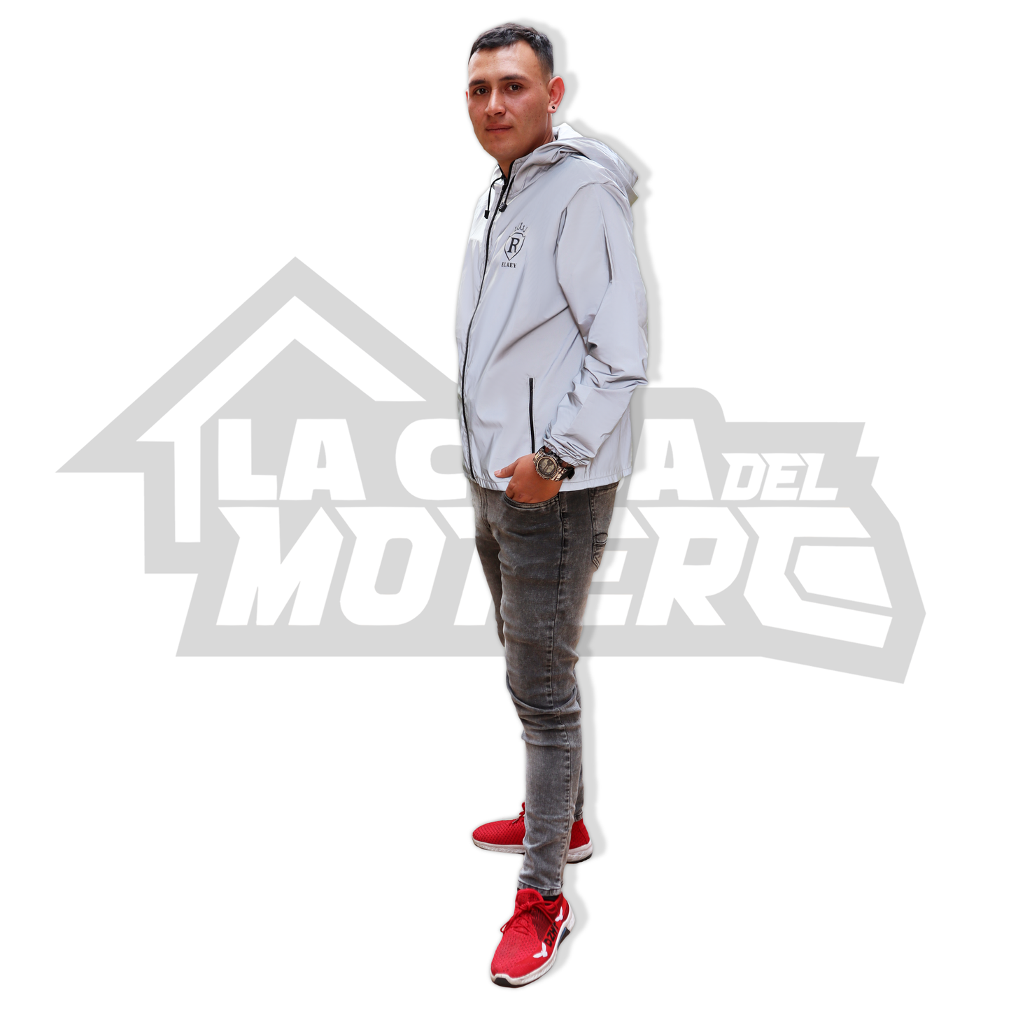 Chaqueta Cortavientos – Ultraliviana 100% Reflectiva
