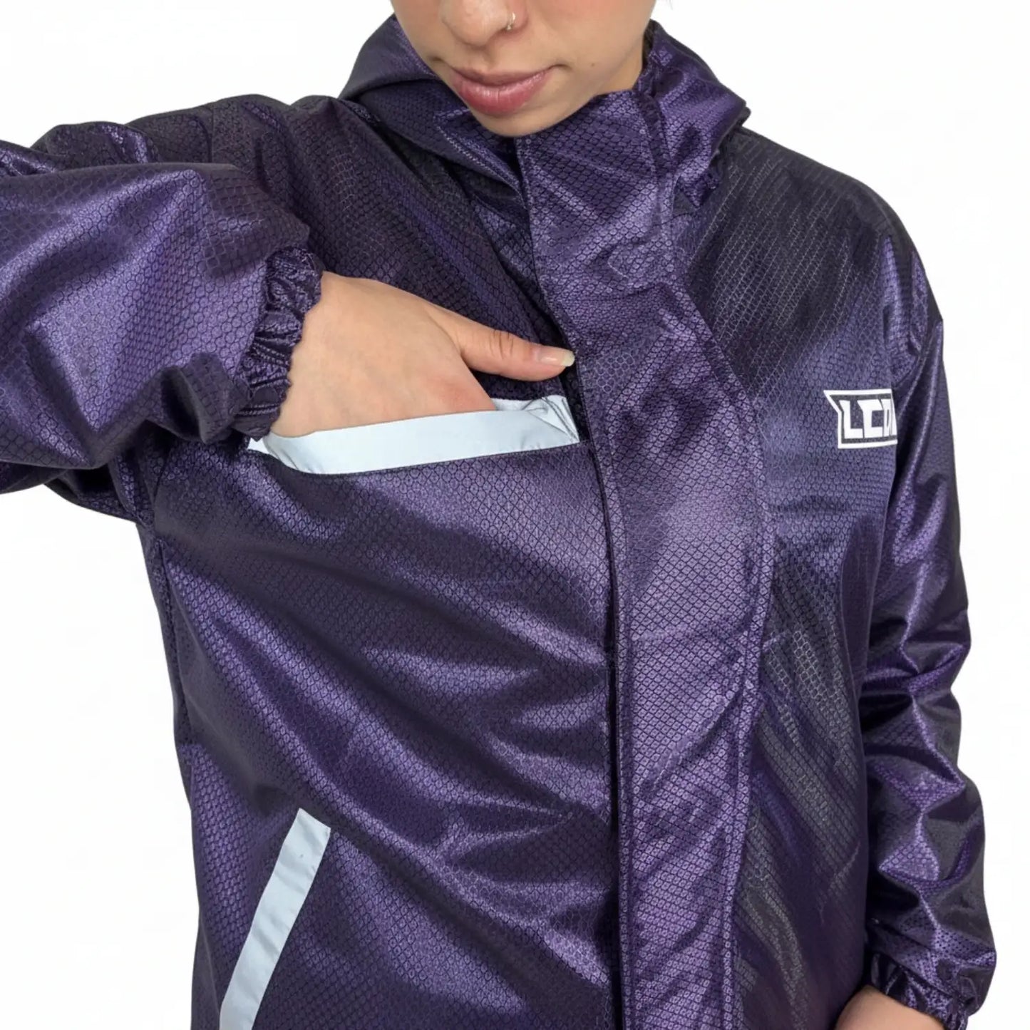 Chaqueta Doble Faz Reflectiva Tipo Colmena