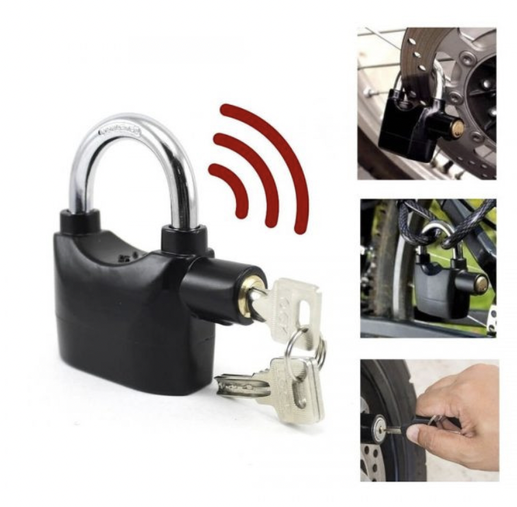 Candado Con Alarma Para Moto