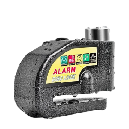 Candado Para Moto Freno Disco + Alarma