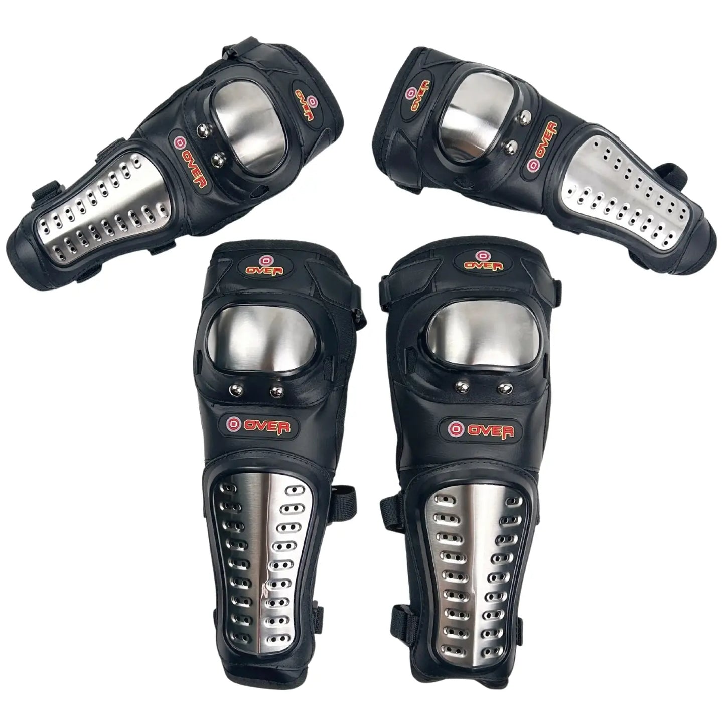 Kit Rodilleras + Coderas Metálicas Over