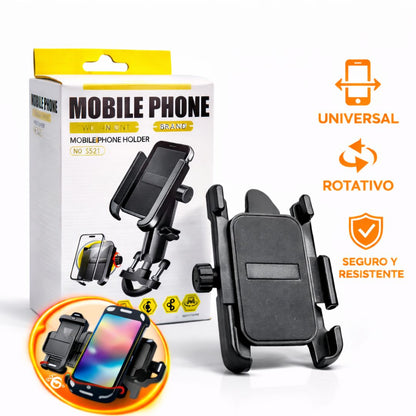 Soporte para Celular  S521 de  Ajuste Seguro para Moto