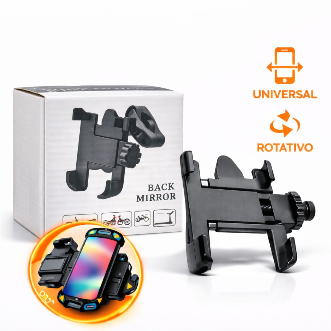 Porta Celular Metálico de Alta Seguridad – Soporte Antirrobo para Moto