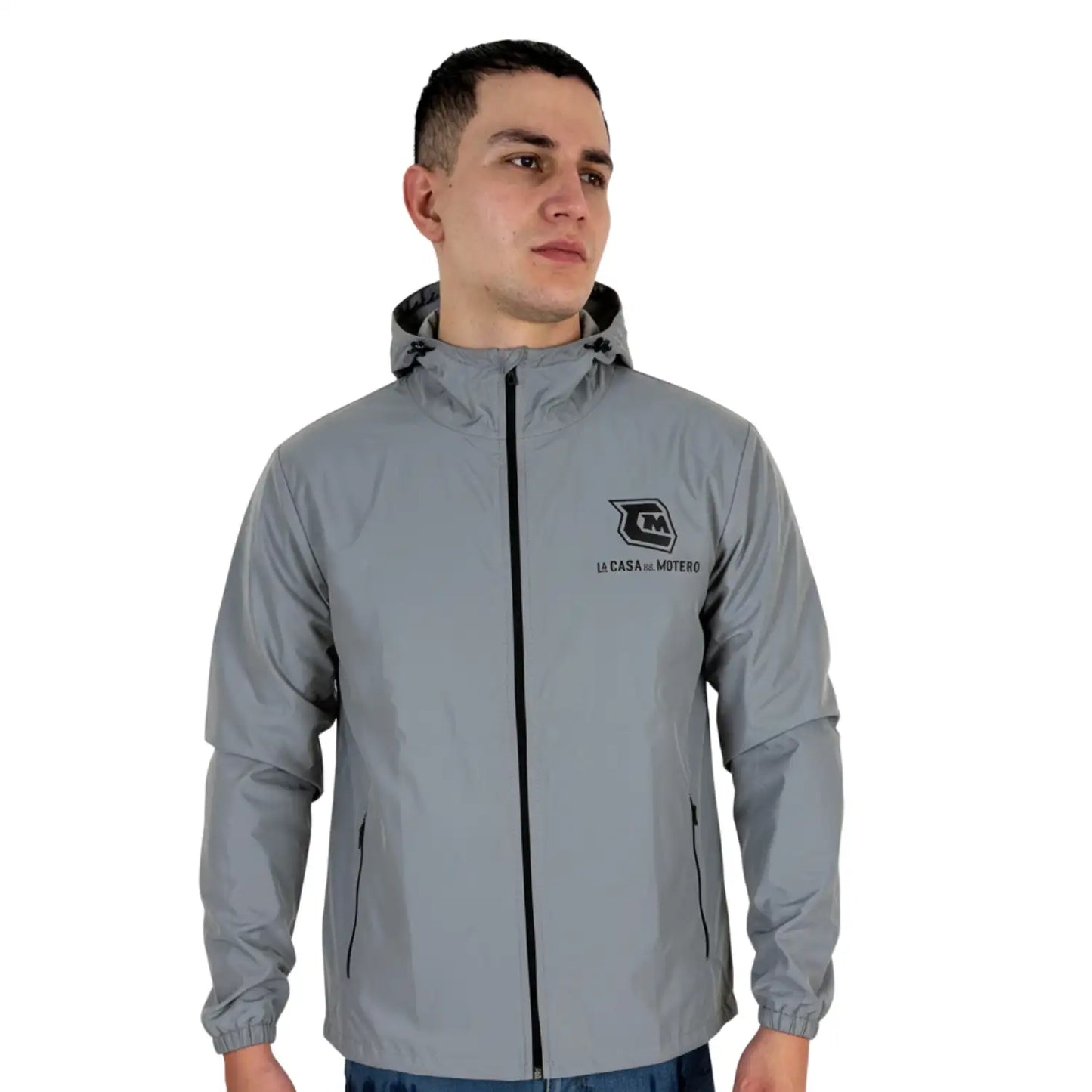 Chaqueta Cortavientos – Ultraliviana 100% Reflectiva