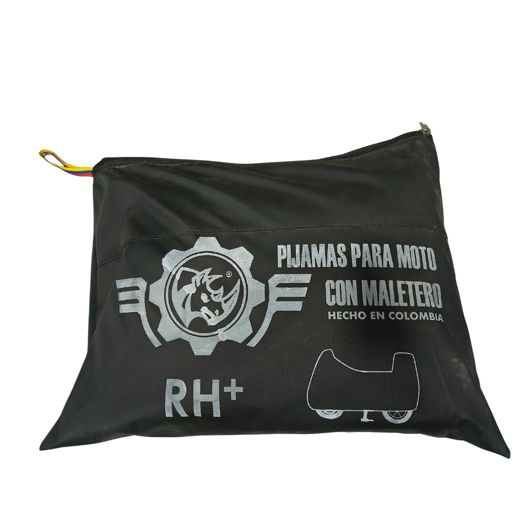 Pijama impermeable para moto CON maletero - con argolla antirobo
