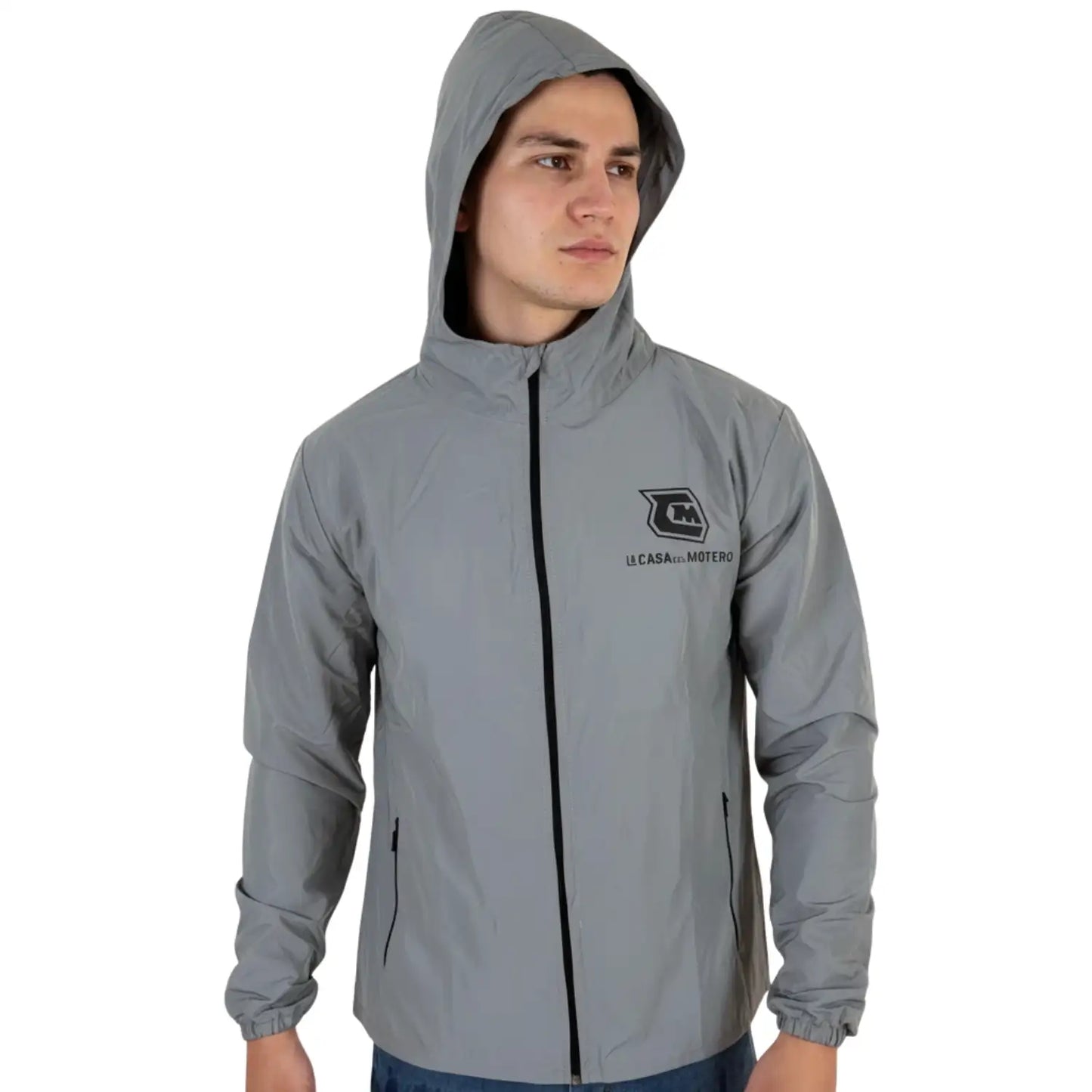 Chaqueta Cortavientos – Ultraliviana 100% Reflectiva