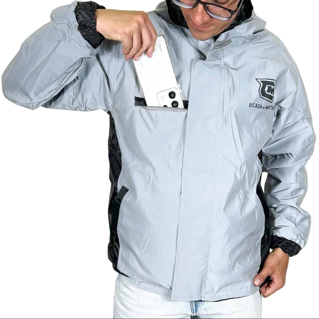 Chaqueta Doble Faz Reflectiva / Tipo Colmena – Exclusiva de La Casa del Motero
