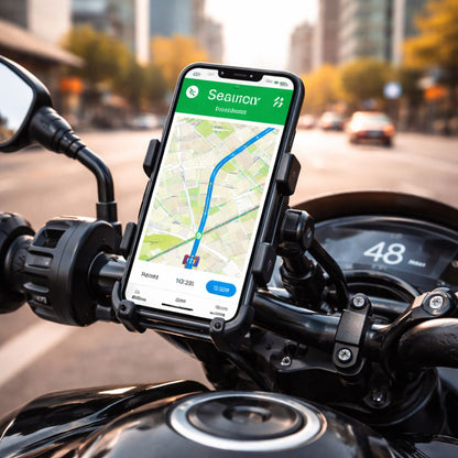 Soporte para Celular  S521 de  Ajuste Seguro para Moto