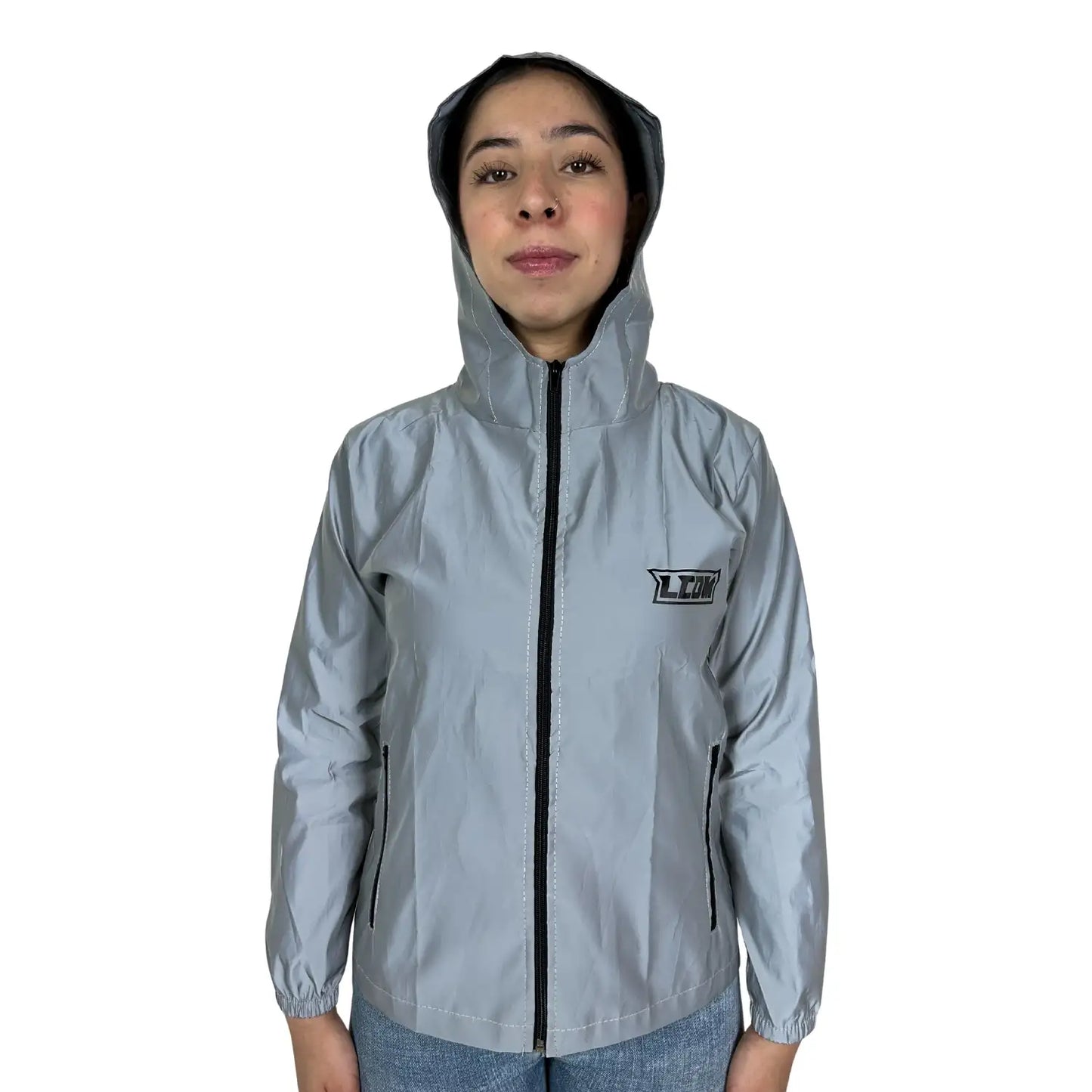 Chaqueta Cortavientos – Ultraliviana 100% Reflectiva