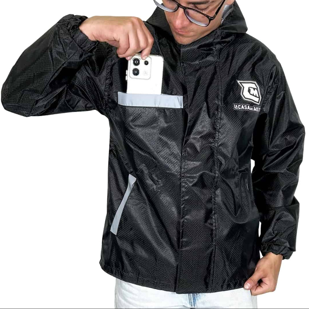 Chaqueta Doble Faz Reflectiva / Tipo Colmena – Exclusiva de La Casa del Motero