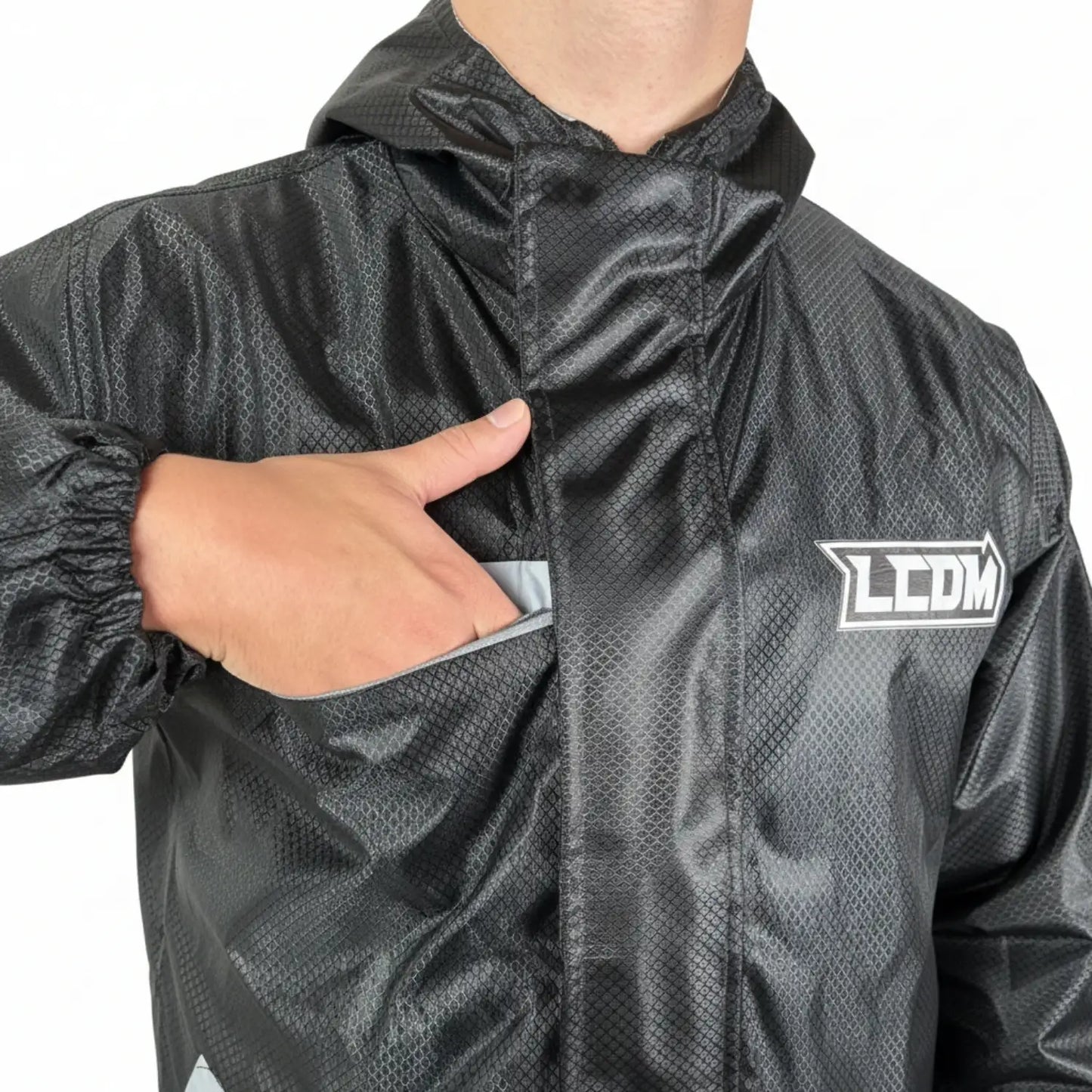 Chaqueta Doble Faz Reflectiva Tipo Colmena