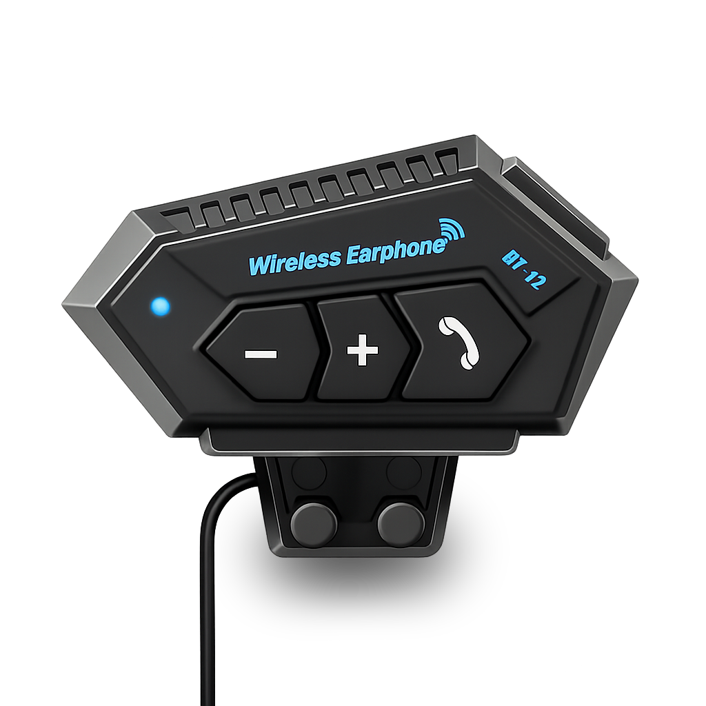 Auricular Bluetooth BT12 para Casco – Manos Libres Profesional