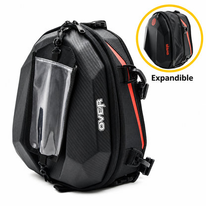 Tank Bag Impermeable para Moto | Porta Celular -  Expandible y Semi Rígido