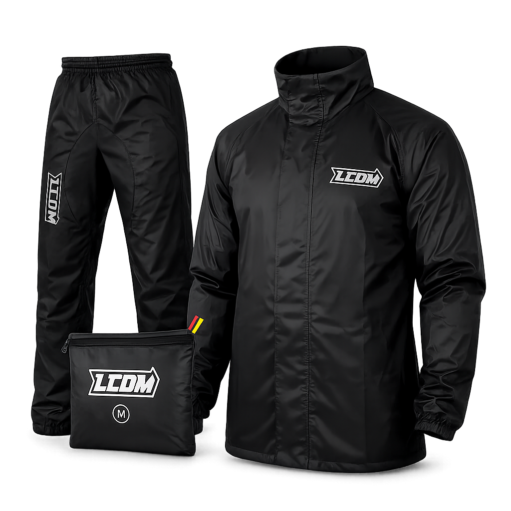 Impermeable LCDM Tipo Sudadera (Chaqueta + Pantalón + Bolso)