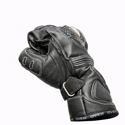 Guantes de Protección 100% Cuero Over Octane – Caña Larga