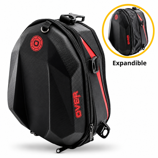 Tank Bag Impermeable para Moto | Porta Celular -  Expandible y Semi Rígido