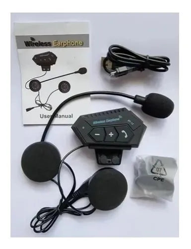 Auricular Bluetooth BT12 para Casco – Manos Libres Profesional