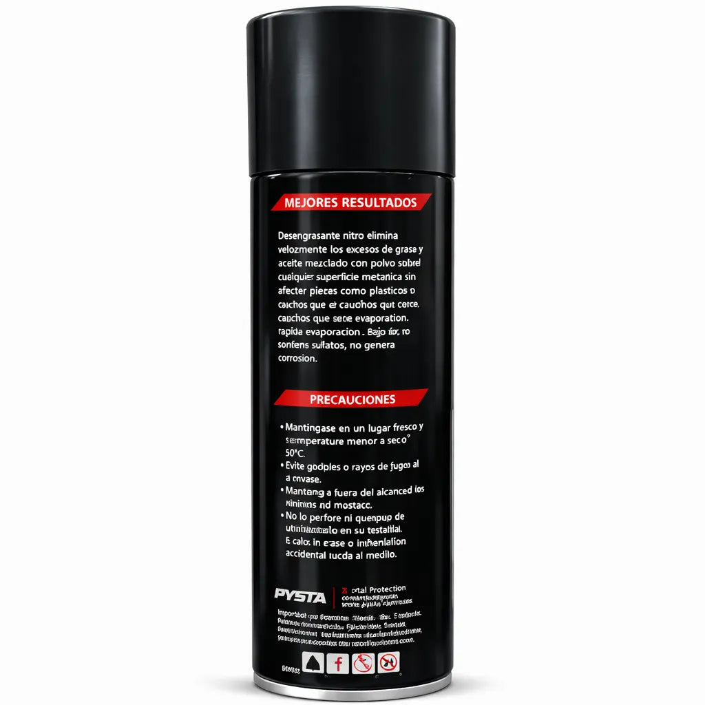 Desengrasante de Cadena Moto Nitro 450ml | Limpieza de Cadenas y Partes