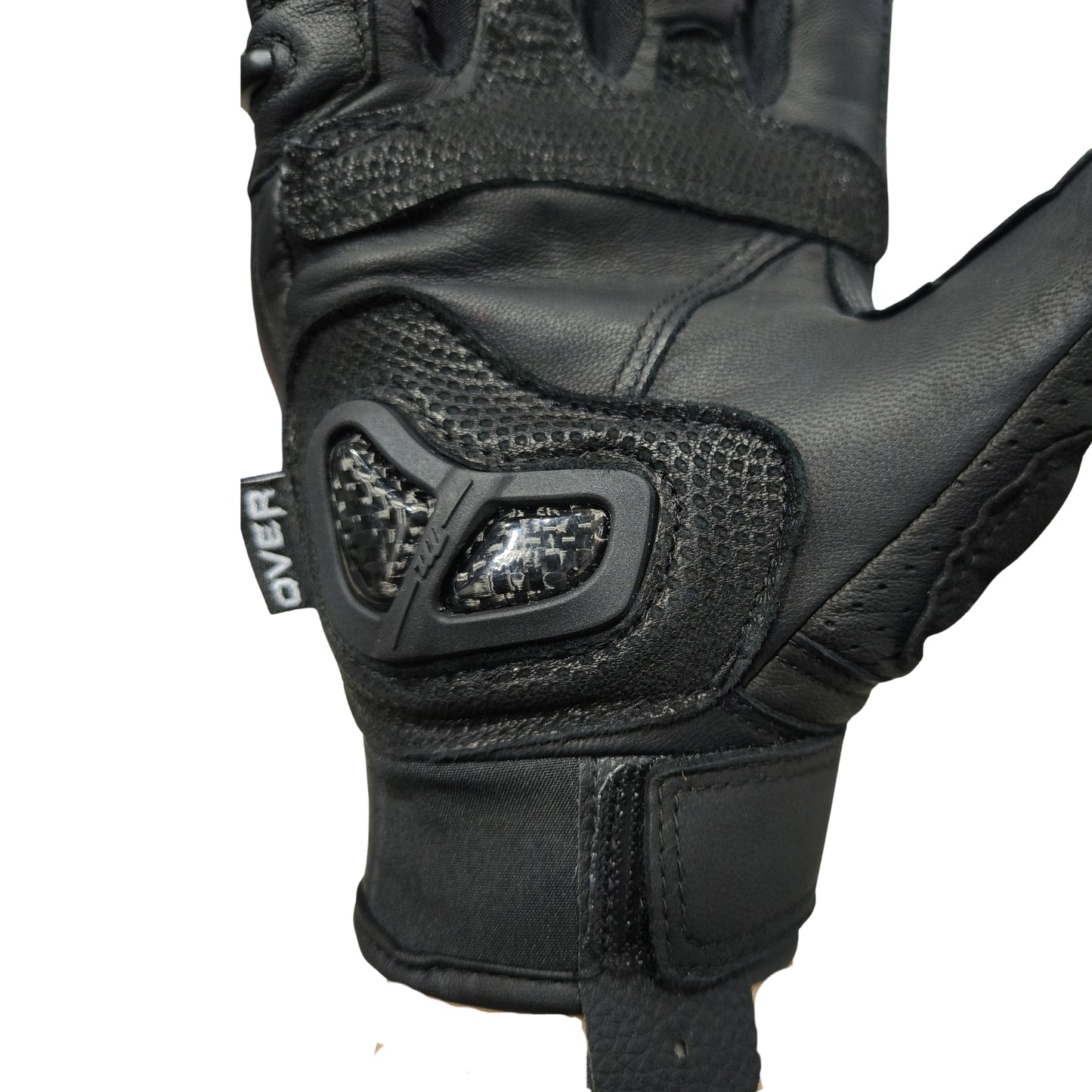 Guantes Cuero - Fibra de Carbono OVER MT-22