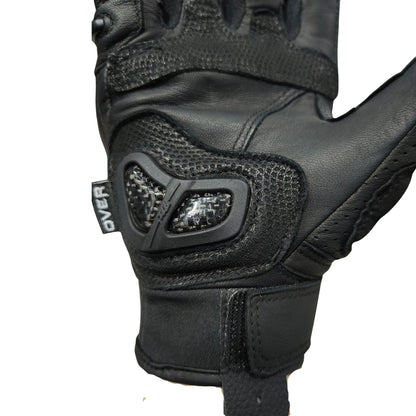 Guantes Cuero - Fibra de Carbono OVER MT-22