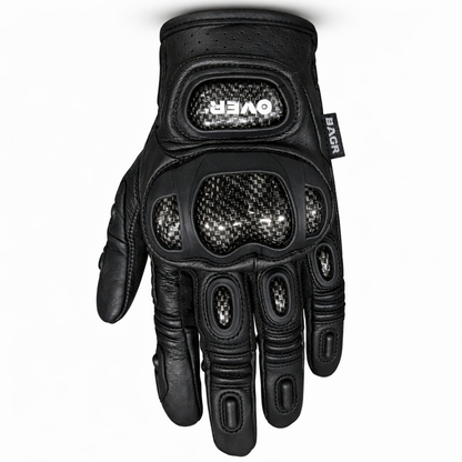 Guantes Cuero - Fibra de Carbono OVER MT-22