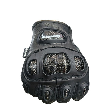 Guantes Cuero - Fibra de Carbono OVER MT-22