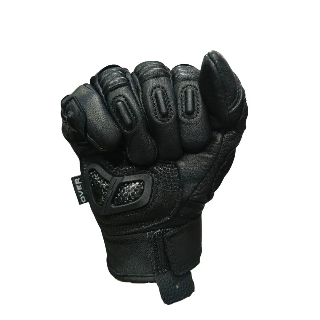 Guantes Cuero - Fibra de Carbono OVER MT-22