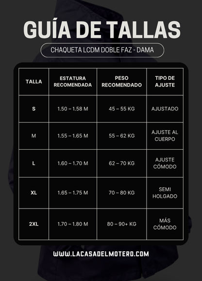 Chaqueta Doble Faz Reflectiva LCDM - Tipo Colmena