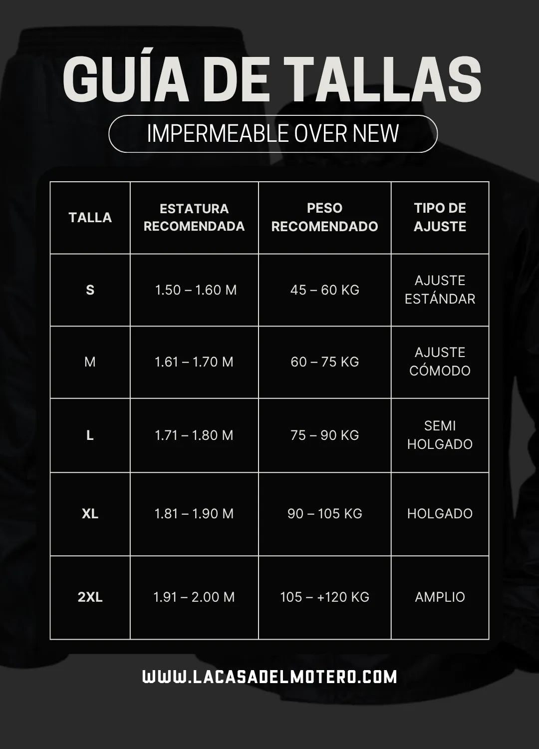 Impermeable Over New - Pantalón + Chaqueta + Bolso