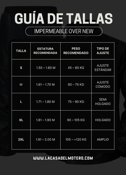 Impermeable Over New - Pantalón + Chaqueta + Bolso