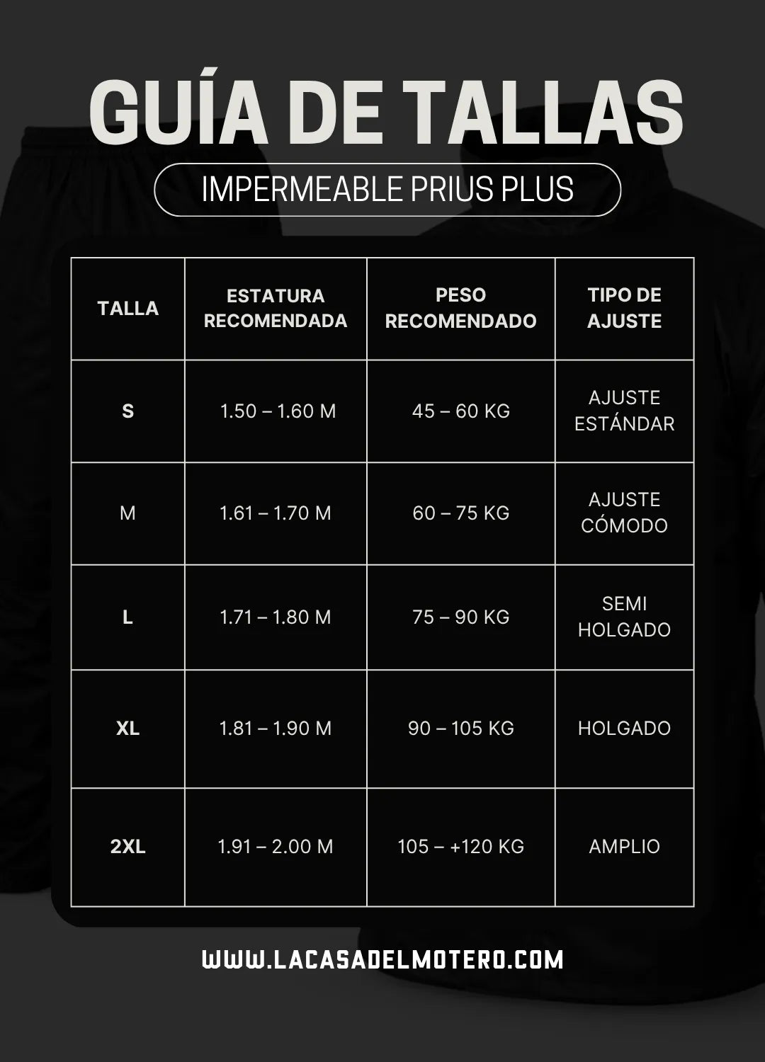 Impermeable Prius Plus Chaqueta + Pantalon