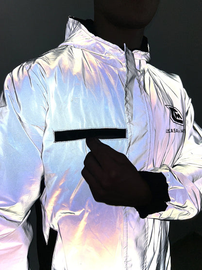 Chaqueta Doble Faz Reflectiva Tipo Colmena