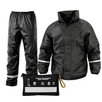 Impermeable Siliconado 3 Piezas Reflectivo – Liviano y 100% Impermeable