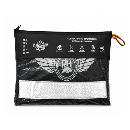 Impermeable Siliconado 3 Piezas Reflectivo – Liviano y 100% Impermeable