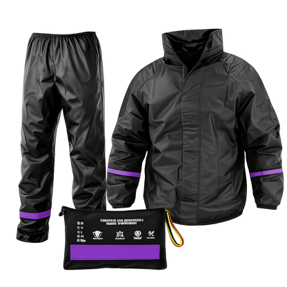 Impermeable Siliconado 3 Piezas Reflectivo – Liviano y 100% Impermeable