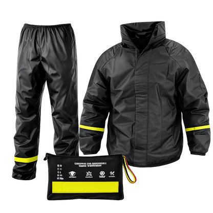 Impermeable Siliconado 3 Piezas Reflectivo – Liviano y 100% Impermeable