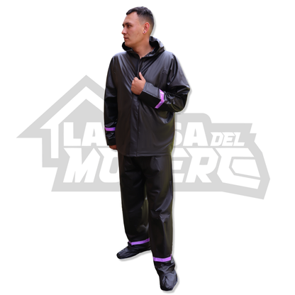 Impermeable Siliconado 3 Piezas Reflectivo – Liviano y 100% Impermeable