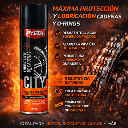 Lubricante de Cadena Moto City | Spray para Cadenas O-Ring