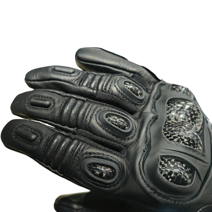 Guantes Cuero - Fibra de Carbono OVER MT-22