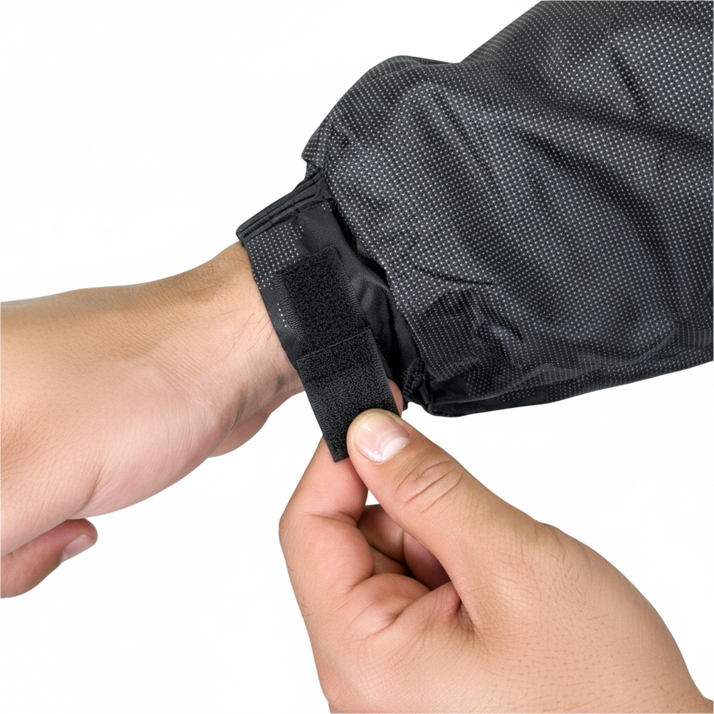Impermeable Camuflado Tipo Sudadera – Forrado con Reflectivo